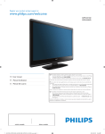 Philips 32PFL3505D Flat Panel Television User Manual