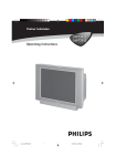 Philips 29PT3543 CRT Television User Manual