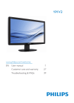 Philips 191V2 Computer Monitor User Manual