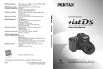 Pentax SLR Digital Camera User Manual