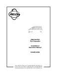 Pelco CM9760-PEX Film Camera User Manual