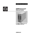 Pelco 100BASE-FX Switch User Manual