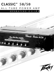 Peavey 260S Stereo Amplifier User Manual