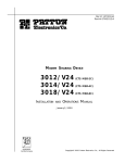 Patton electronic 3012/V24, 3014/V24, 3018/V24 Network Card User Manual