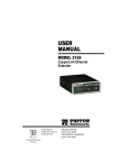Patton electronic 2155 Network Card User Manual