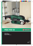 Parkside PEBS 900 SE Sander User Manual