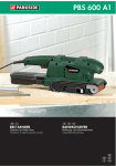 Parkside PBS 600 A1 Sander User Manual