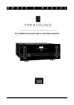Parasound HCA-2205A Stereo Amplifier User Manual