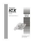 Panasonic S-ICX Cordless Telephone User Manual