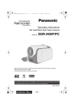 Panasonic SDR-H60P Camcorder User Manual