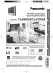 Panasonic PV 27DF64 TV DVD Combo User Manual