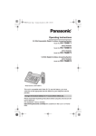 Panasonic KX-TG6072 Answering Machine User Manual