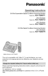 Panasonic KX-TG6071 Telephone User Manual