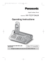 Panasonic KX-TCD715ALM Telephone User Manual