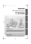 Panasonic KX-TCD545E Answering Machine User Manual