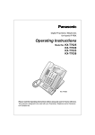 Panasonic KX-T7633 Telephone User Manual