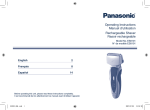 Panasonic ES8101 Electric Shaver User Manual