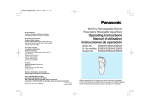 Panasonic ES8090 Electric Shaver User Manual