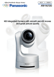 Panasonic AW-HE100 Security Camera User Manual