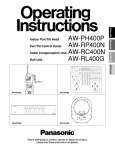 Panasonic AK-HC931BP Digital Camera User Manual
