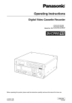 Panasonic AJ-HDC27FP Digital Camera User Manual