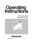 Panasonic AJ-HD3700H VCR User Manual