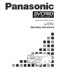 Panasonic AJ-D750P VCR User Manual