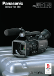 Panasonic AG-DVX102B Camcorder User Manual