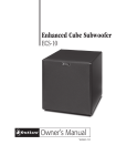Outlaw Audio ECS-10 Speaker User Manual