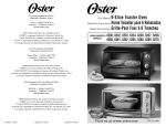 Oster 6230 Oven User Manual