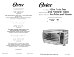 Oster 6058 Toaster User Manual