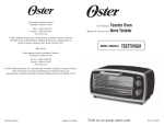 Oster 139253 Toaster User Manual