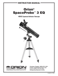 Orion 9843 Telescope User Manual