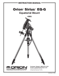Orion #9816 Telescope User Manual