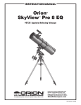 Orion 9738 Telescope User Manual