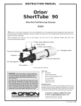 Orion 90 Telescope User Manual