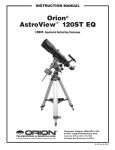 Orion 120ST EQ Telescope User Manual