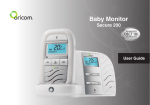 Oricom SECURE 200 Baby Monitor User Manual