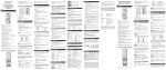 Oregon Scientific RMS600 / RM600A Radar Detector User Manual
