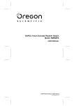 Oregon Scientific MR238 Radar Detector User Manual