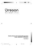 Oregon Scientific BAR933HG Radar Detector User Manual