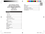 Oregon Scientific BAR610B Marine Radio User Manual