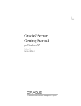 Oracle A423961 Server User Manual