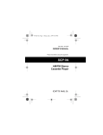 Optimus SCP-94 Cassette Player User Manual