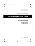 Optimus CD-3680 (42-5075) CD Player User Manual