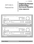 Optimus 31-3035 Stereo Receiver User Manual