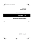 Optimus 14-1098 Cassette Player User Manual