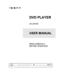OPPO Digital DV-987HD DVD Player User Manual