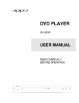 OPPO Digital DV-983H DVD Player User Manual