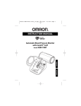 Omron Healthcare HEM-790IT Blood Pressure Monitor User Manual